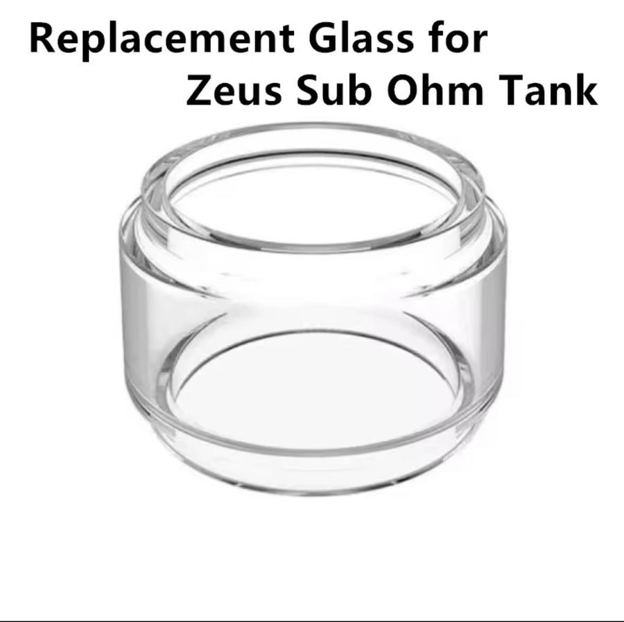 Geekvape Zeus RTA 用交換ガラス (クリアバブルガラス)
