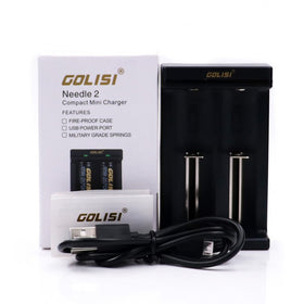 Golisi インテリジェント バッテリー充電器 (2 ベイ充電器)