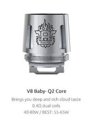 TFV8 V8 Baby Q2 - Replacement Coils by SMOK