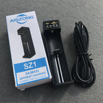 AISZONG SZ1 (1-BAY) SMART BATTERY CHARGER (USB FAST CHARGING)