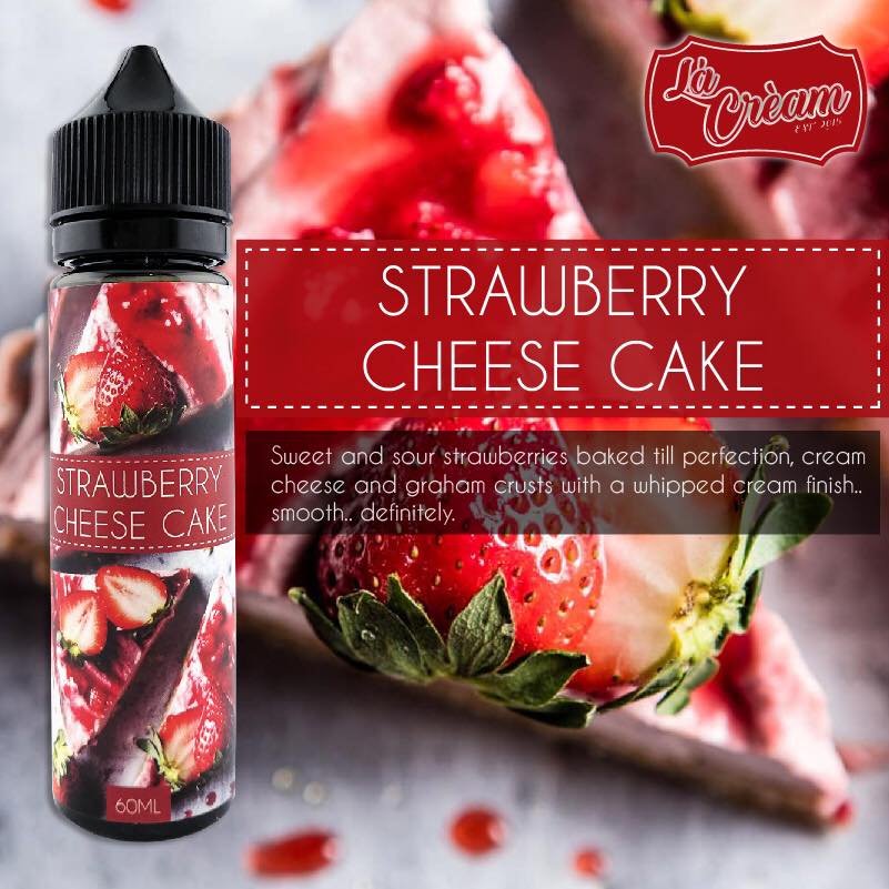La Cream - Strawberry Cheese Cake - 60ml