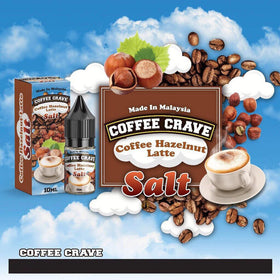 COFFEE CRAVE (SALT NIC) - コーヒーヘーゼルナッツラテ