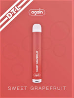 Again Disposable Vape Pod (Internal Battery) - Sweet Grapefruit