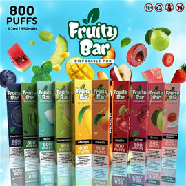 Fruity Bar Disposable Pod - 20 Flavor's Choice (800 Puffs)