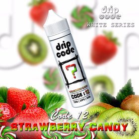 Code 12: Strawberry Candy (Drip Code WHITE SERIES) - 60ml