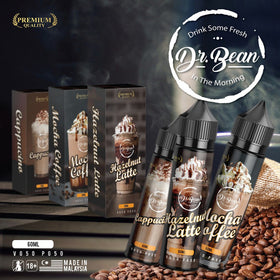 Dr. Bean - 3 Coffee Flavors (Hazelnut Latte / Mocha Coffee / Cappucino) - 60ml